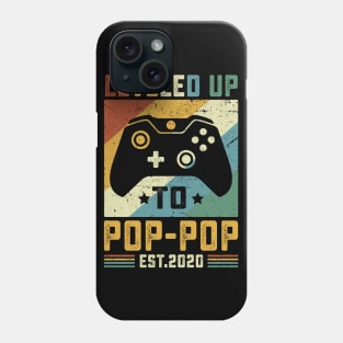 Vintage Leveled Up To Pop-Pop Est.2020 Phone Case