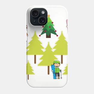 Kids on a hill Phone Case