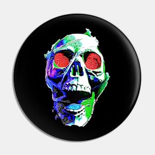 Screaming Skull Pin