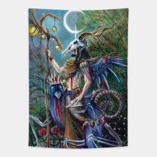 Lonely Moon Sacrifice Tapestry