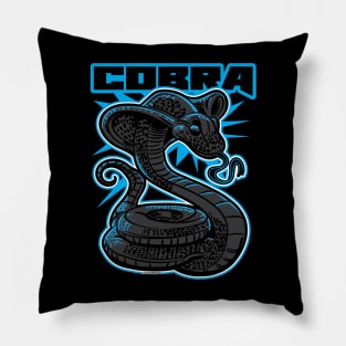 Black Cobra Strike Pillow