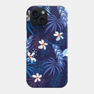 White Hibiscus Flower Pattern Design Phone Case