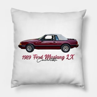 1989 Ford Mustang LX Convertible Pillow