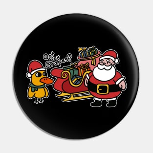 Got Any Grapes? Christmas Duck Pin