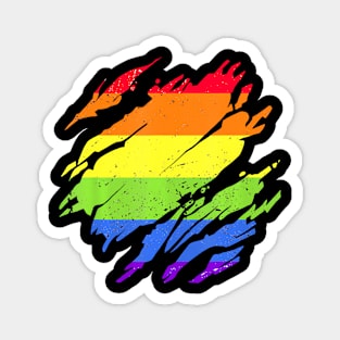 Lgbtq Gay Pride Month Rainbow Flag Queer Lgbt Magnet