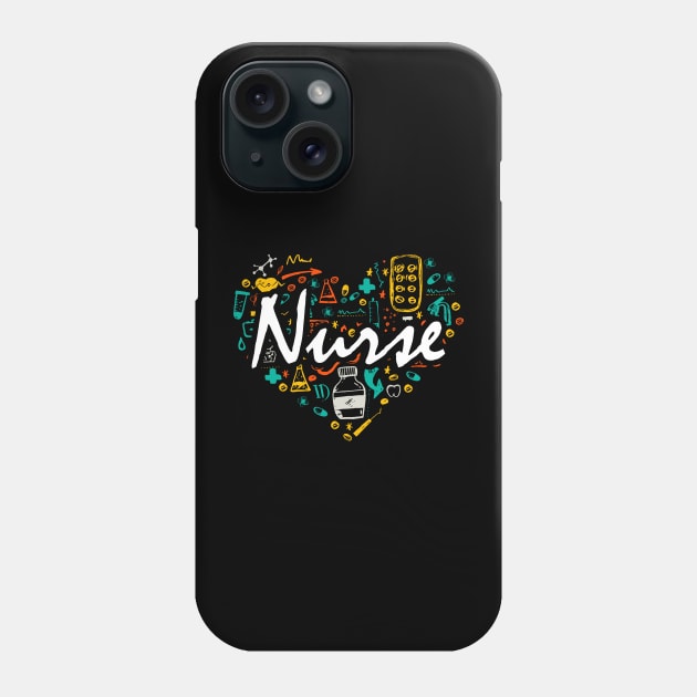 Love Being a Nurse Phone Case by KsuAnn