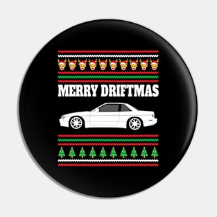 Nissan Silvia S13 Merry Driftmas Pin