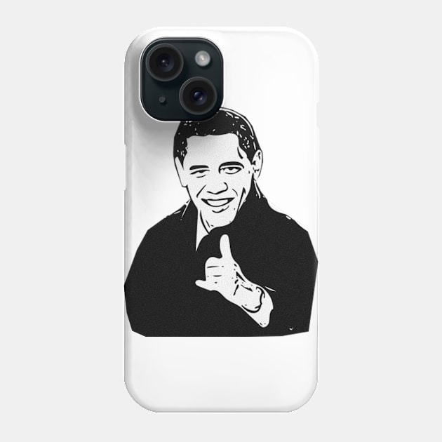 Obama Hang loose Phone Case by kalebsnow