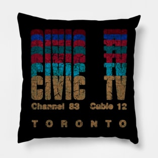 CIVIC TV Toronto Video drome Pillow