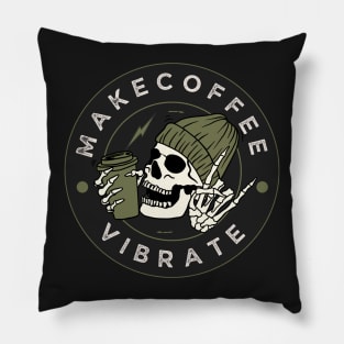 Make Coffee Vibrate Pillow