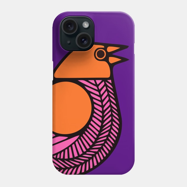 Pink Bird Phone Case by katmargoli