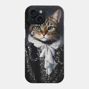 Bengal cat in snow Phone Case