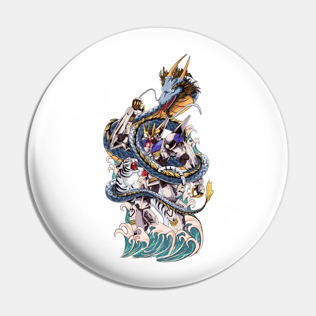 Barbatos Lupus Rex Fight Pin by create by adi