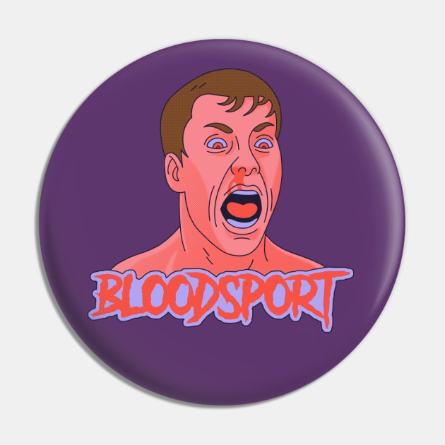Bloodsport - Jean-Claude Van Damme - JCVD Pin by BryanWestArt