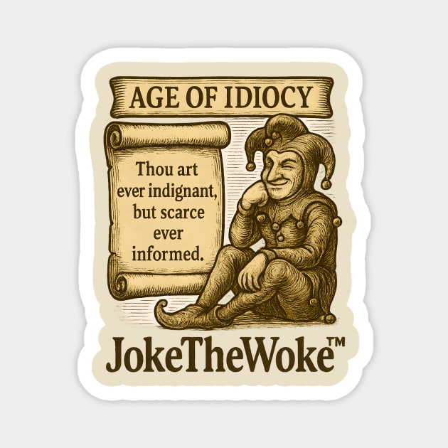 Age of Idiocy Magnet by JokeTheWoke