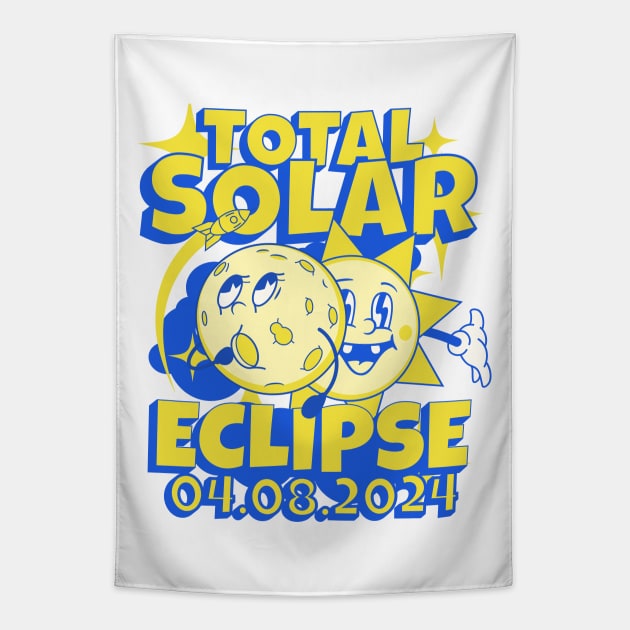 Total Solar Eclipse 2024 Tapestry by alcoshirts