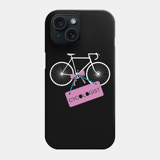 Cycologist Racing Bike Cycling Cyclist Ribbon Funny Gift Phone Case by HypeProjecT