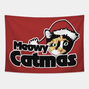 Meowy Catmas Tapestry