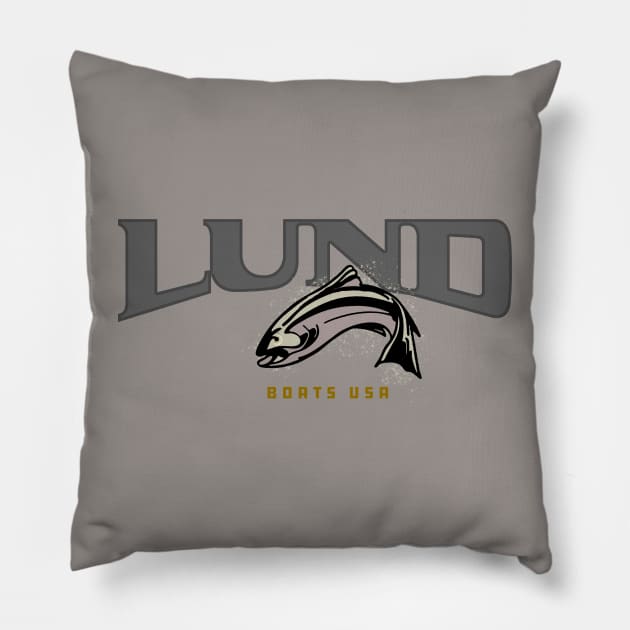 Lund Boats Pillow by Midcenturydave