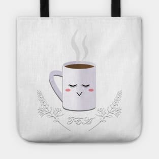 keep calm and drink tea Tote