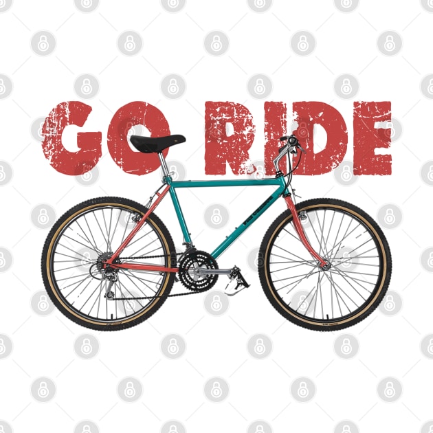 Retro mountain bike - GO RIDE by Darkside Labs