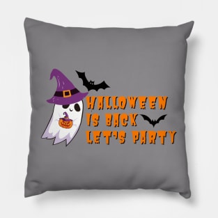 Halloween is Back Pillow