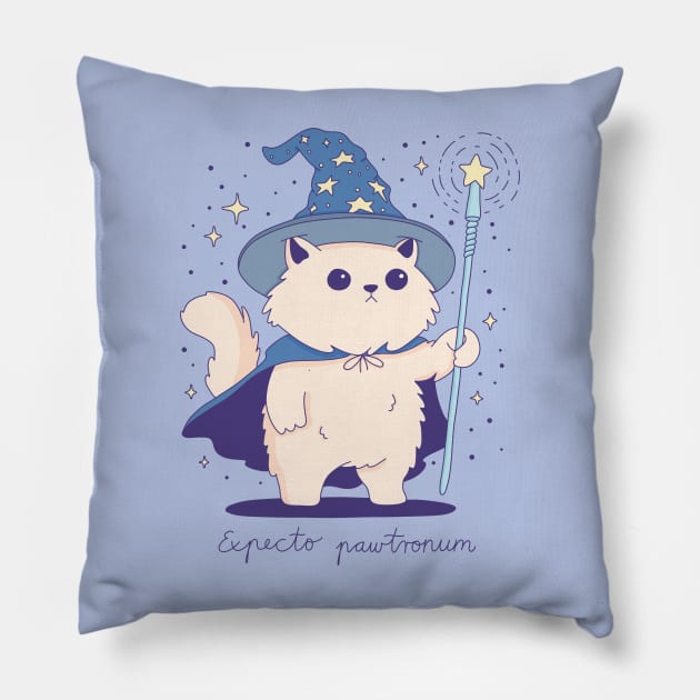 Cat Wizard Pillow by krimons