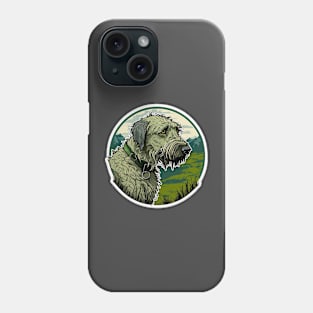 Irish Wolfhound Camouflage Motif Phone Case