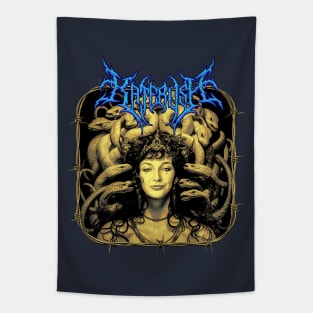 Kate Bush Black Metal Medusa Tapestry