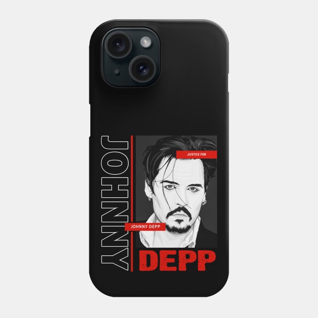 Justice for Johnny Depp! Phone Case by ActiveNerd