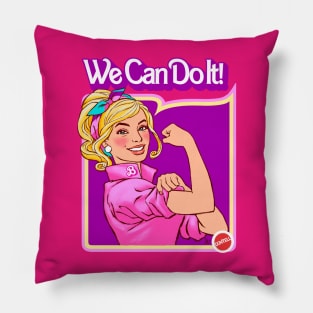 Barbie Can Do It! Pillow