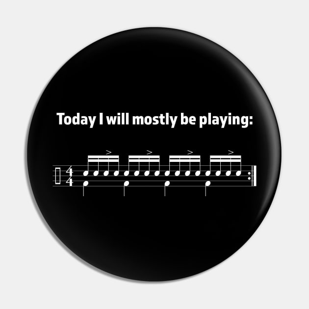 Drum Music — Country Groove Pin by Phil Tessier