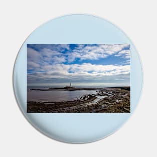 St Mary's Island and Lighthouse Pin