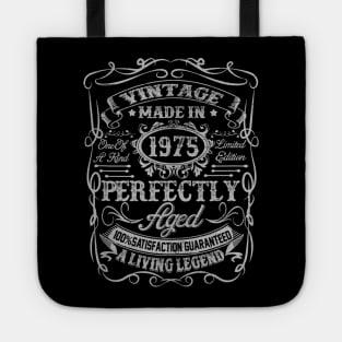 Vintage 1975 45th Birthday 45 Years Old Gift Mens Tote