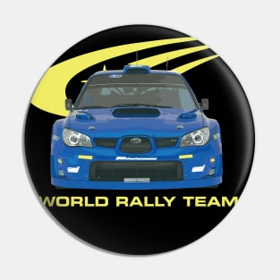 wrc PETTER SOLBERG champion Car RALLY WORLD TEAM Pin