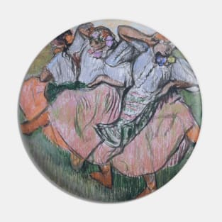 Three Russian Dancers by Edgar Degas Pin