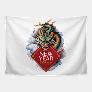 Chinese Dragon New Year Celebration Tee Tapestry