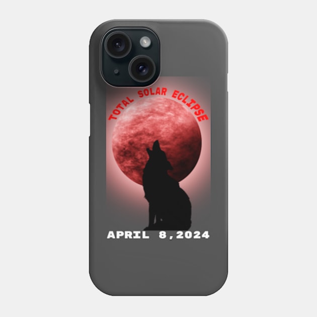 Shirt eclipse,event, total;solar,eclipse, 04,08,April 2024. Phone Case by NOSTALGIA1'