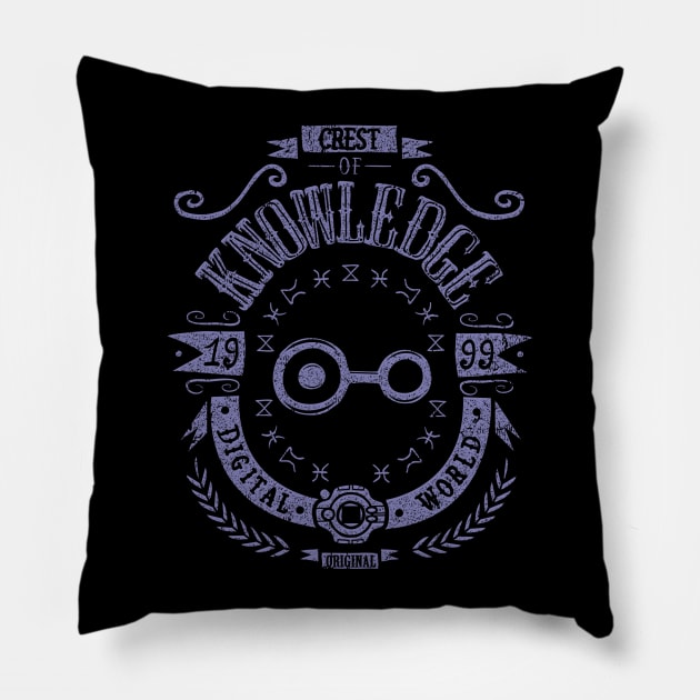 Digimon Crest of Knowledge - Tentomon - Izzy Pillow by Typhoonic