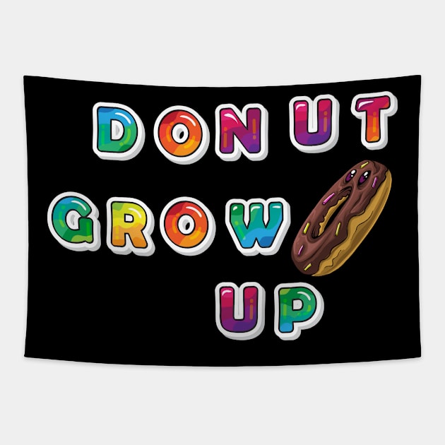 Donut Grow Up New Tapestry by trendybestgift