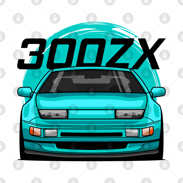 Teal 300ZX Z32 by GoldenTuners