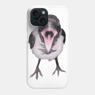 Hungry Young Crow Phone Case