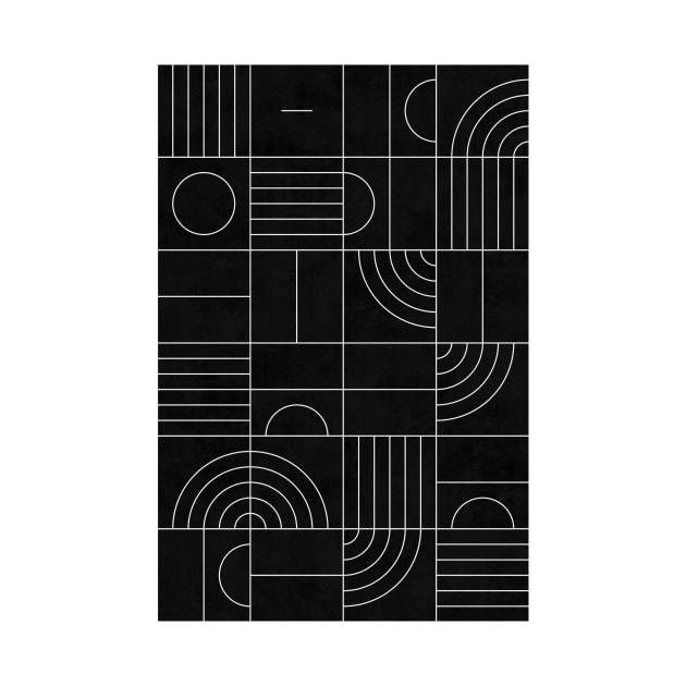 My Favorite Geometric Patterns No.27 - Black by ZoltanRatko