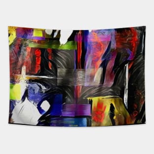 Colorful abstract painting Tapestry