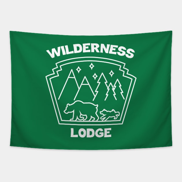 Wilderness Lodge Resort Tapestry by Lunamis