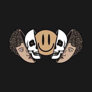 Skull head smile T-Shirt