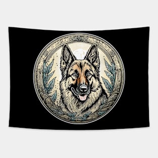 german shepherd dog Tapestry