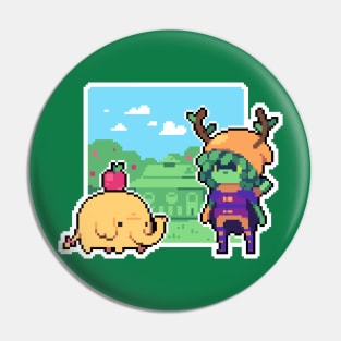 Tree Trunks and Huntress Wizard Pin