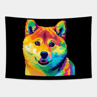 Shiba Inu Pop Art - Dog Lover Gifts Tapestry