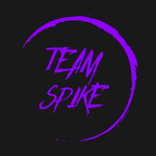 Buffy "Team Spike" slogan purple T-Shirt